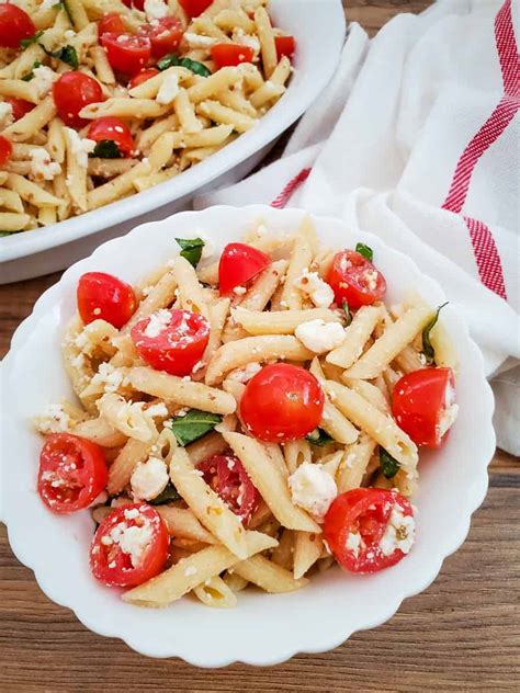 Tomato and feta pasta - Step 3. Stir 3/4 cup of the feta, the mint, lemon juice, salt and pepper into the sauce. Add the sauce to the pasta and toss to combine. Taste, and season with more salt and pepper, if needed, and ...